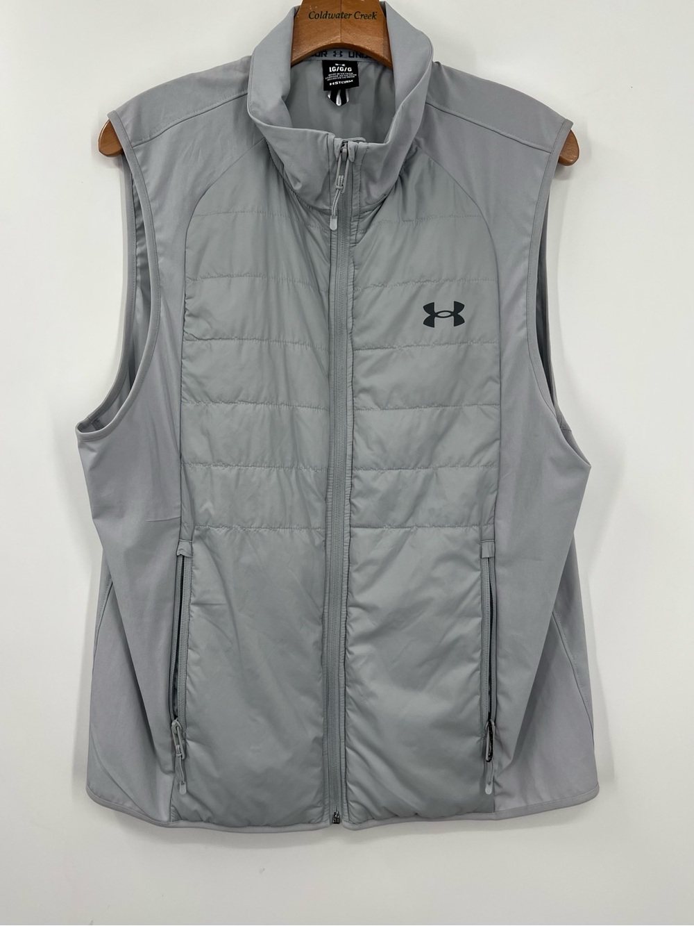 Under Armour NEW Men’s Grey Storm Reactor Hybrid Vest Large